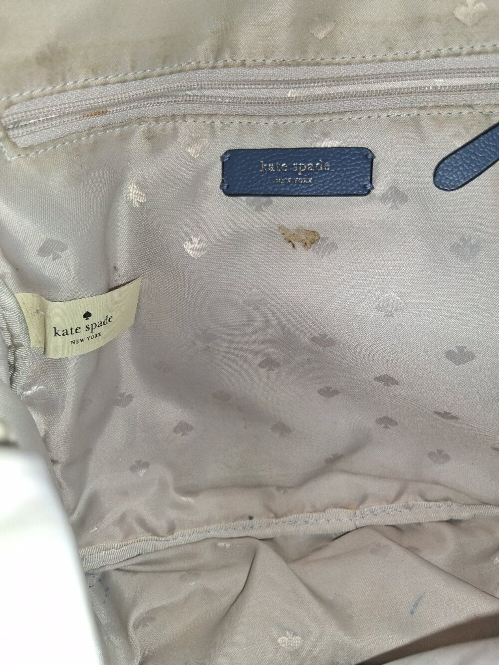 Kate Spade Medium Backpack In Concell Blue - Picture 11 of 16